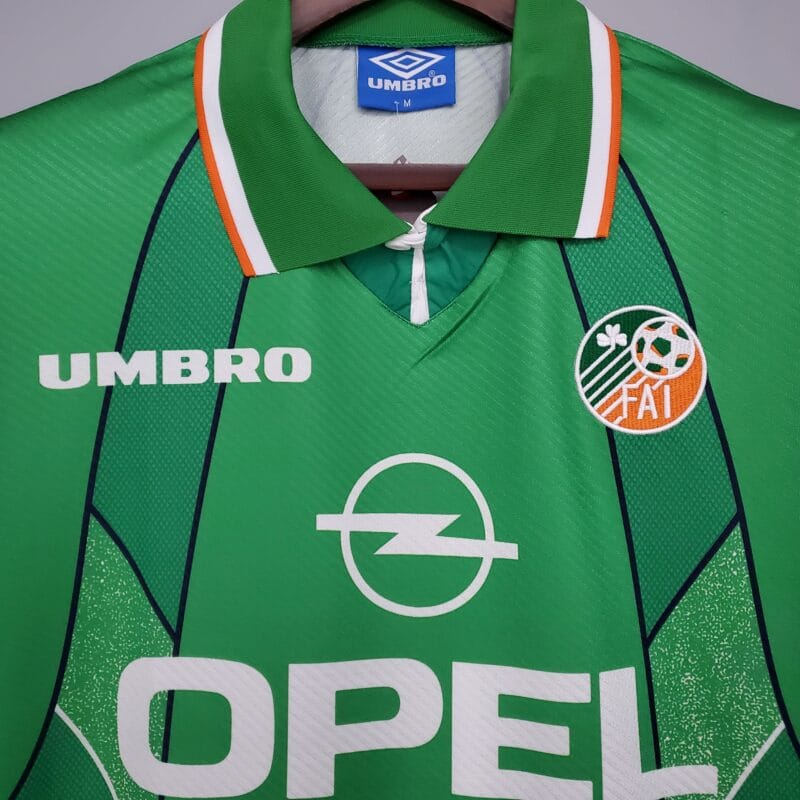 maglia Irlanda vintage 1996-98 Home Umbro dettaglio posteriore dettaglio 2
