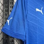 dettaglio mancia corta della maglia Italia 2012 home Puma