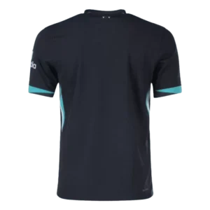 dettaglio posteriore della maglia Liverpool 2024/25 away