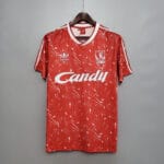 maglia Liverpool 89/90 Home Candy Adidas rossa