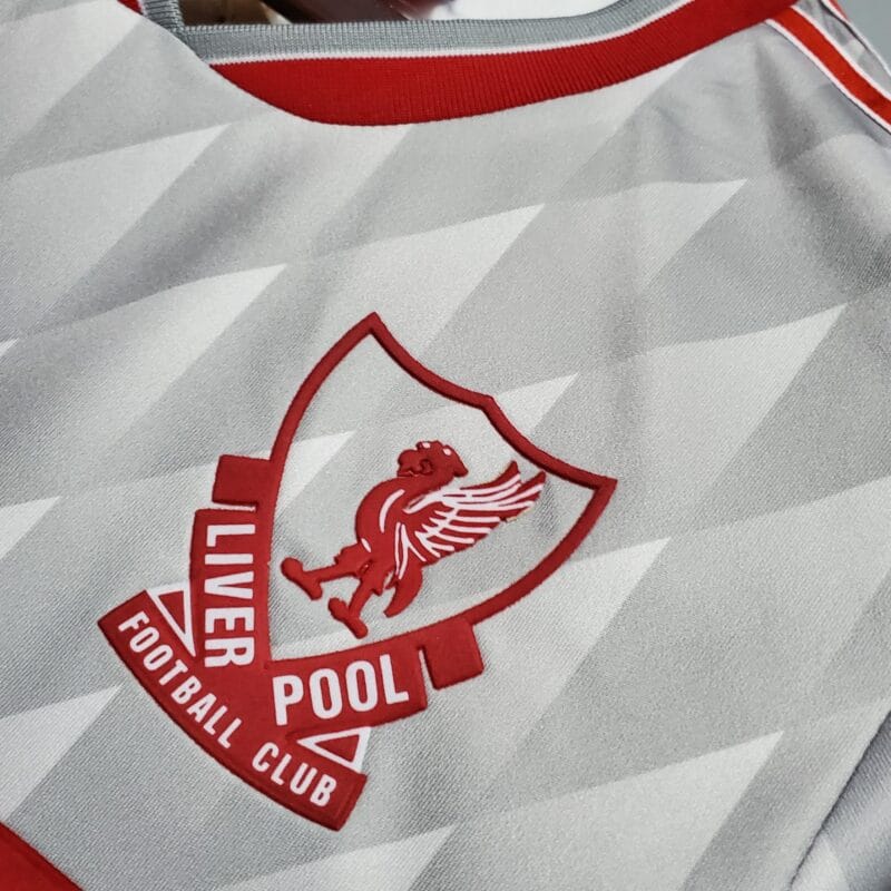 maglia Liverpool 89/90 away Adidas logo Reds