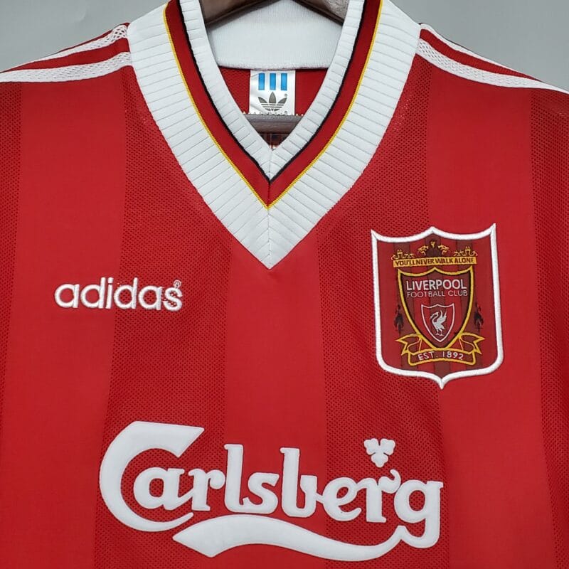 maglia Liverpool 95/96 Home Adidas Carlsberg