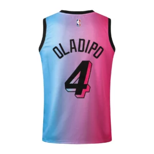 maglia Miami Heat Vice City 2020 NBA dettaglio posteriore