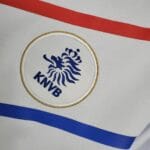 maglia Olanda vintage 2010-11 away dettaglio logo KNVB federazione calcio olandese
