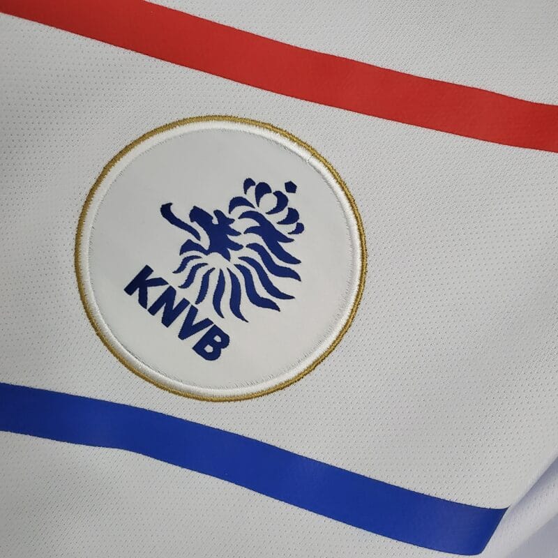 maglia Olanda vintage 2010-11 away dettaglio logo KNVB federazione calcio olandese