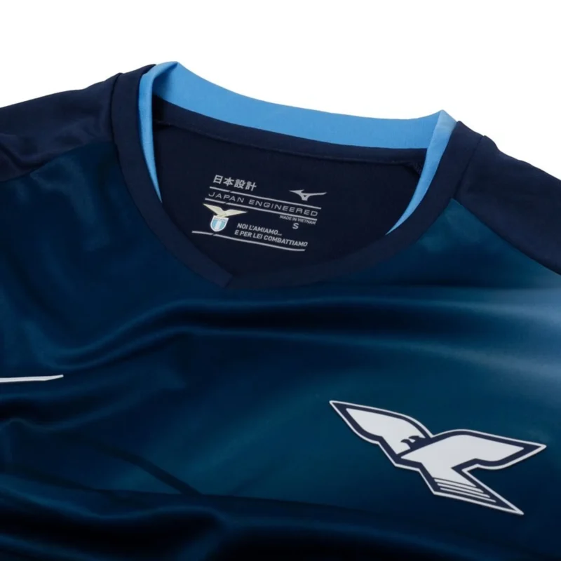 maglia Lazio 2025/26 third Mizuno dettaglio colletto