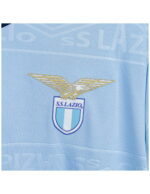 maglia-SS-Lazio-home-Mizuno-2024-2025 logo maglia Lazio 2024/2025 home Mizuno dettaglio logo SS Lazio