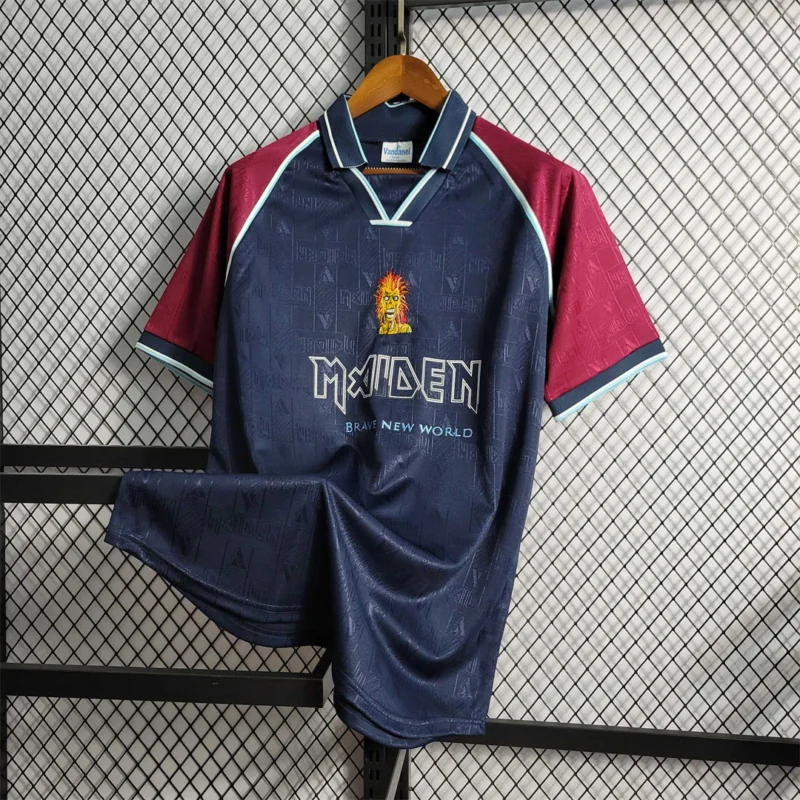 maglia West Ham Iron Maiden Edition 1999/00 Home dettaglio in movimento