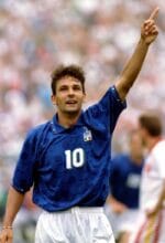Roberto Baggio a Usa 94 con la maglia Diadora