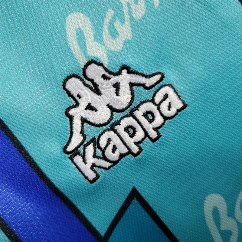 Maglia Barcellona Away 1996/97 dettaglio logo Kappa