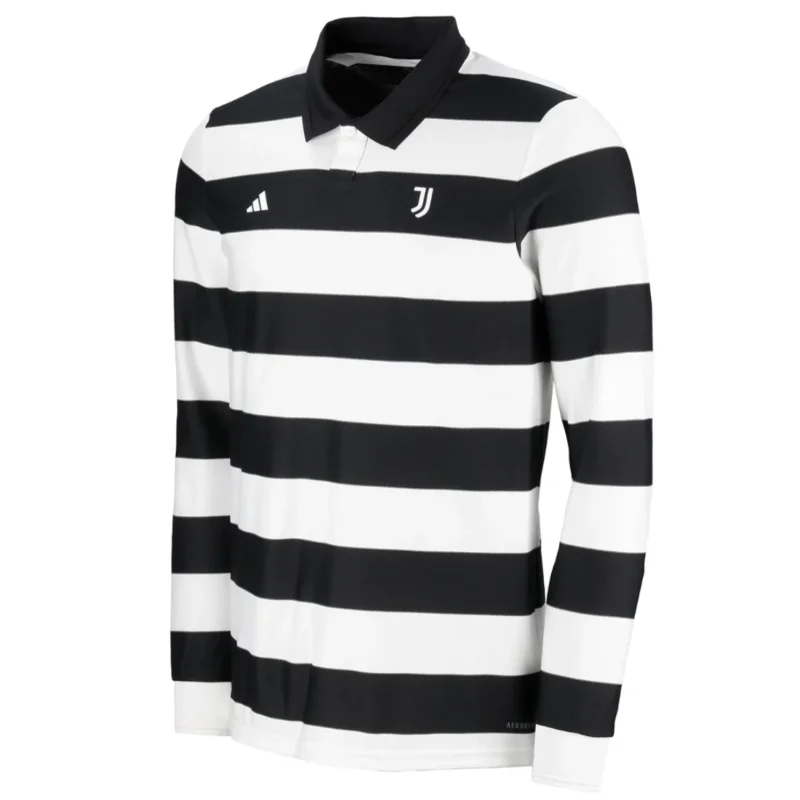 maglia Juventus maniche lunghe sgura pack 2025/26 dettaglio laterale