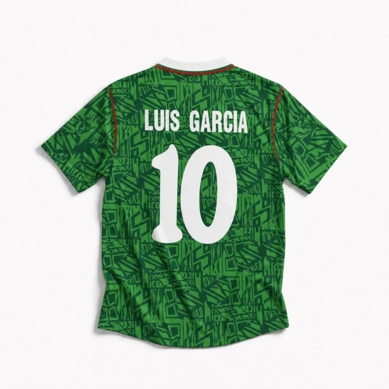 maglia Messico home World Cup 1994 esempio personalizzazione