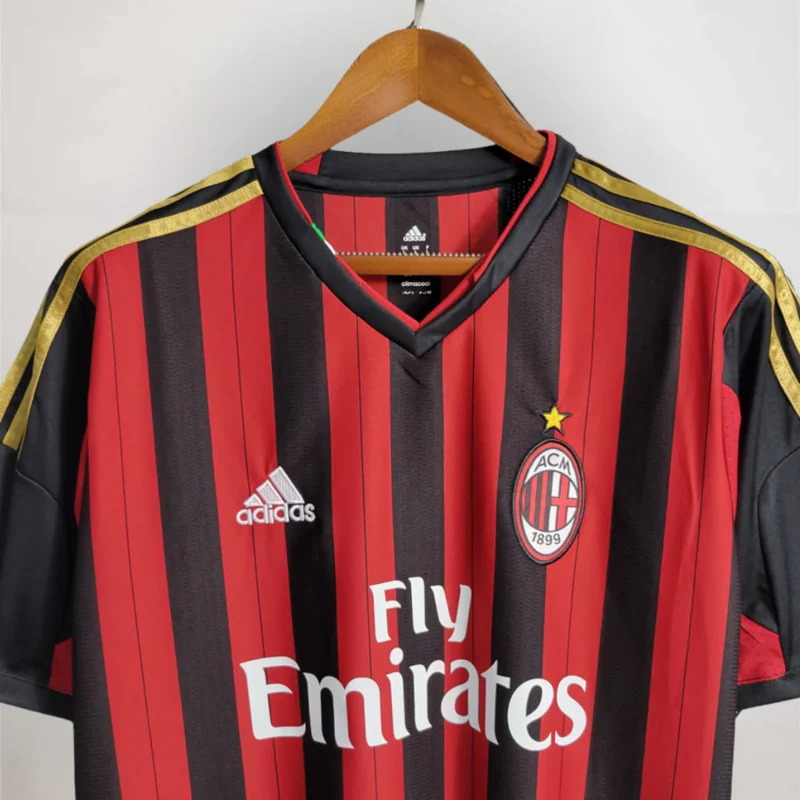 maglia Milan 2013/14 Home dettaglio petto