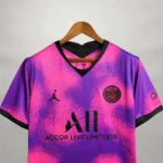 maglia PSG Jordan Fourth Spray 2020/21 dettaglio colletto