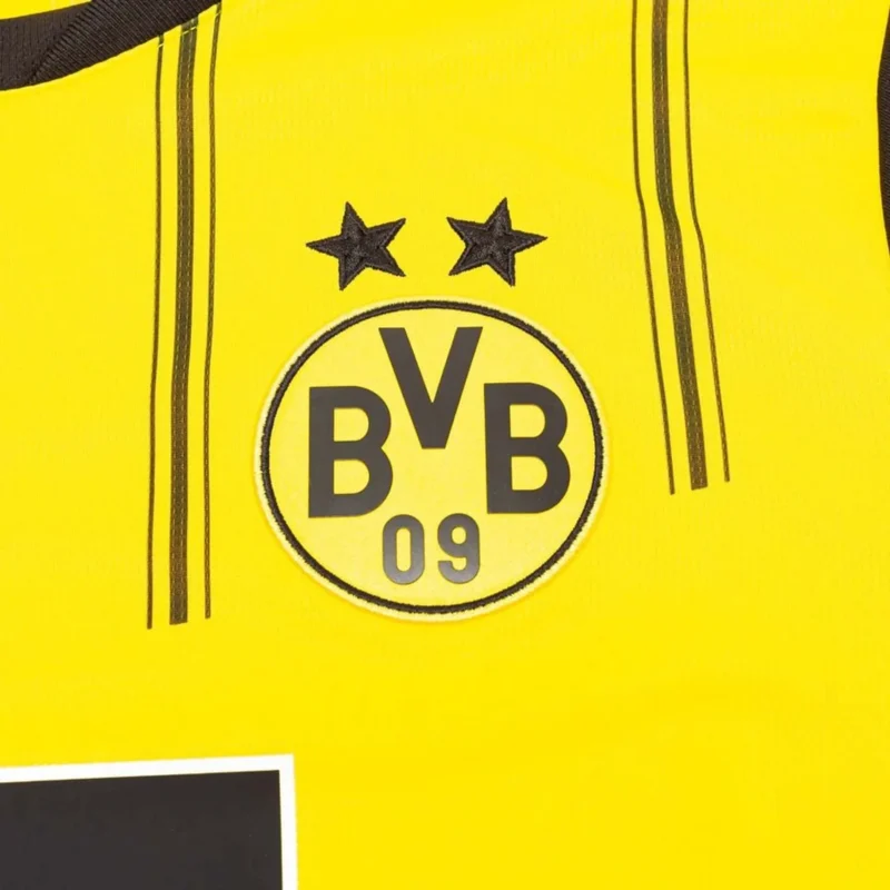 maglia Borussia Dortmund 2024 25 home Puma dettaglio logo BVB 1909