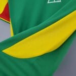 maglia_Senegal_2002_Away_Verde_4 maglia Senegal 2002 Away verde dettaglio inserti gialli