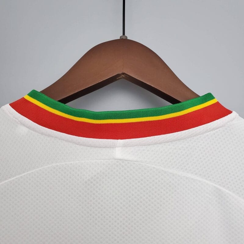 maglia Senegal 2002 Home dettaglio colletto posteriore