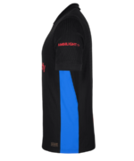 dettaglio laterale della seconda maglia Barcellona 2024/25 nera Away