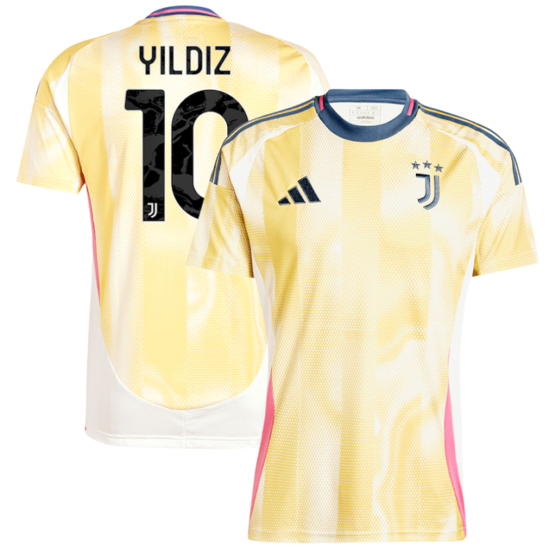 Seconda Maglia Juventus 2024 2025 personalizzata Yildiz 10