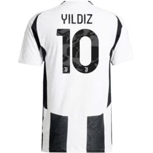 maglia Juventus Yildiz personalizzata 2024-25 home dettaglio posteriore