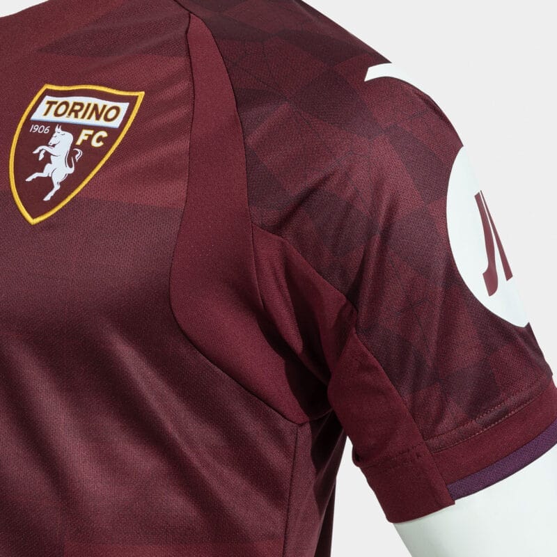 maglia Torino 2024/25 home Joma dettaglio manica corta
