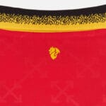 dettaglio colletto posteriore della quarta maglia Milan Special Edition Ac Milan x Off White 2024/25 Puma