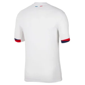 seconda maglia Psg bianca 2024/25 Nike dettaglio posteriore
