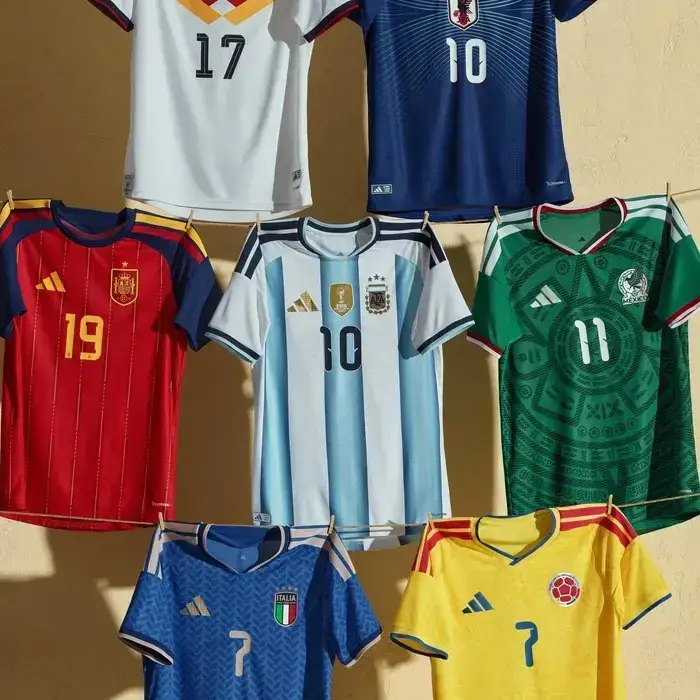 Collezione maglie nazionali mondiali 2026