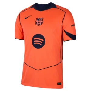 terza maglia Barcellona arancione Stadium 2025-26