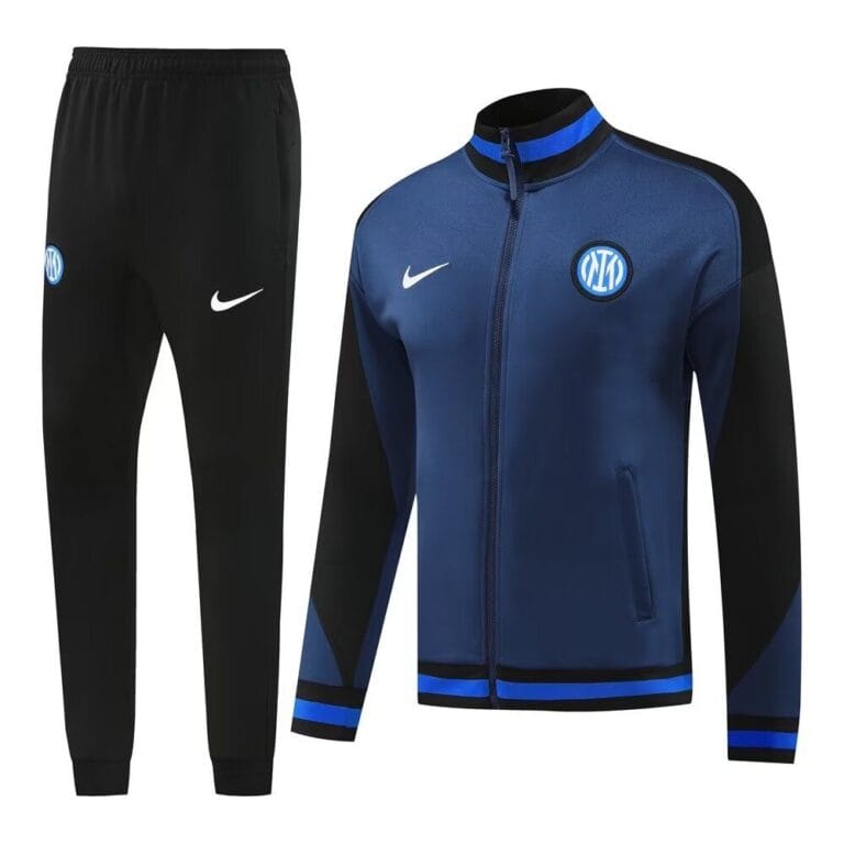 Tuta Ufficiale Inter Nike Stagione 2025-26 - 2 Pezzi, Bianco/Blu, Nuova Con Etichette